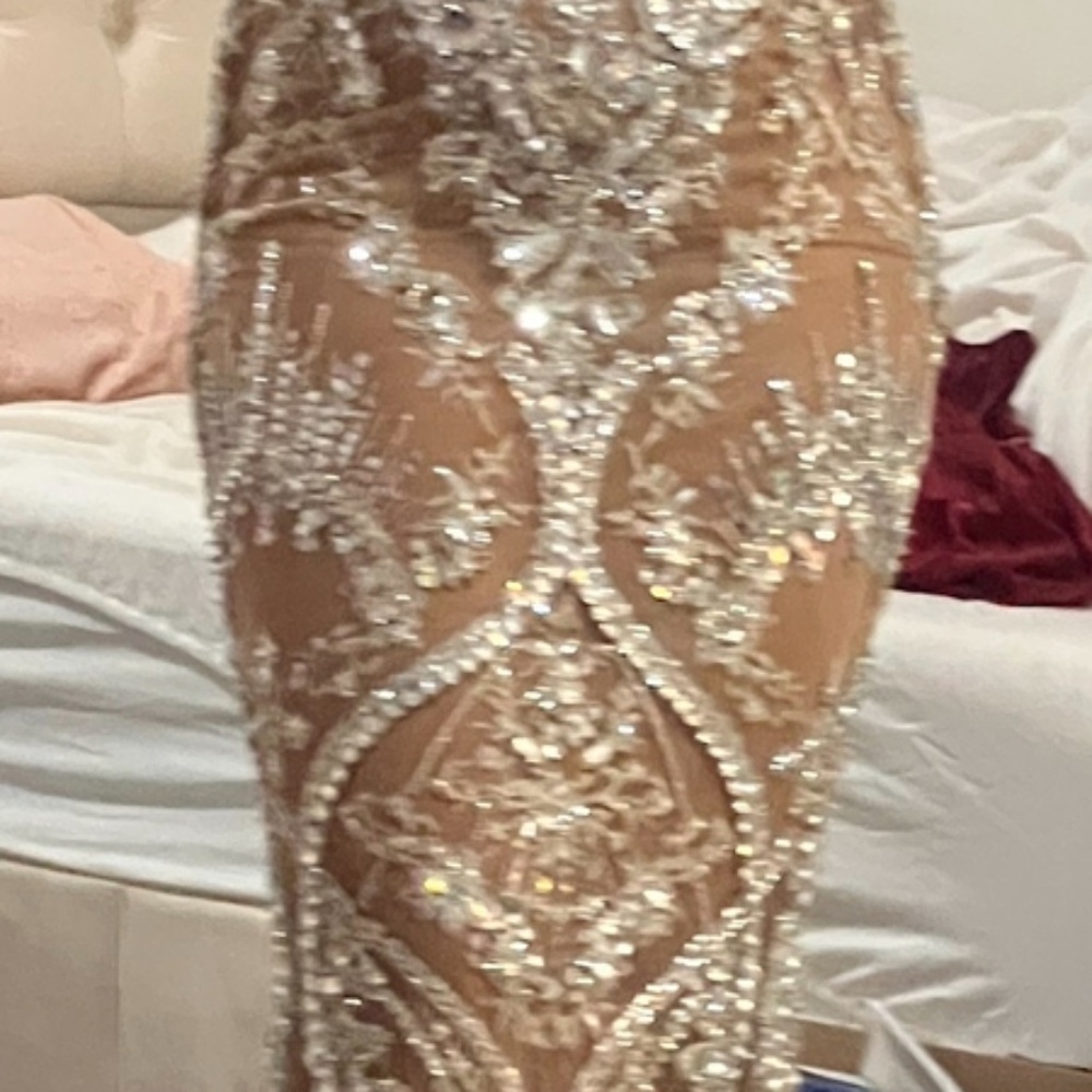Beaded Corset Dress - Picture 2 of 3